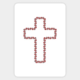 Christian Cross Merch | Jesus Christ | Newest Easter Cross Magnet